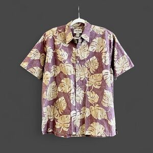 🇺🇸 MADE IN HAWAII USA Cooke Street Honolulu Botanical Print Hawaiian Shirt